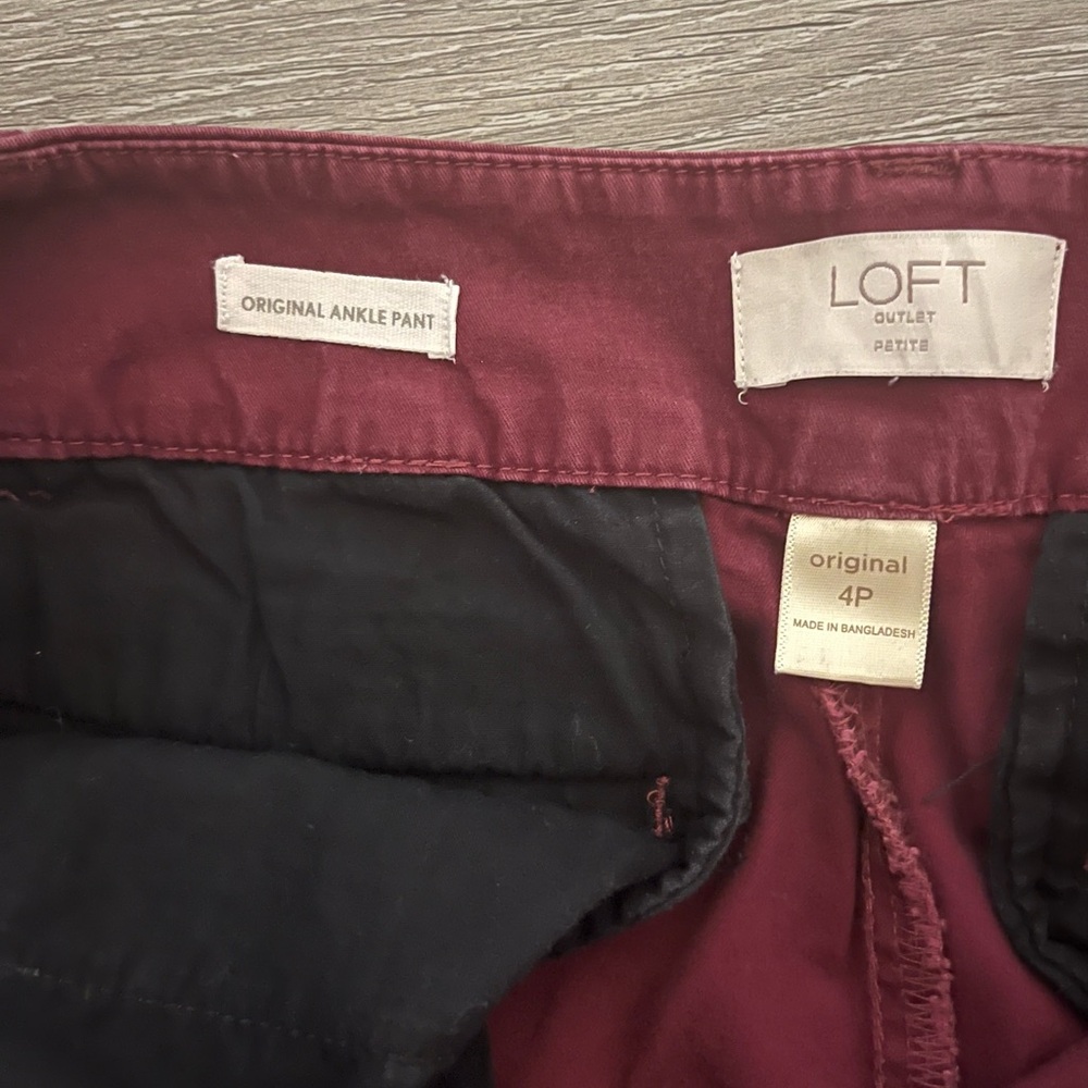 LOFT 4P original ankle pant